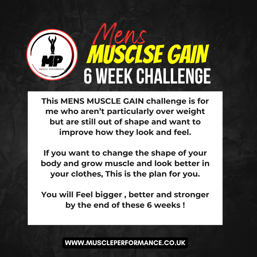 MENS MUSCLE GAIN CHALLENGE